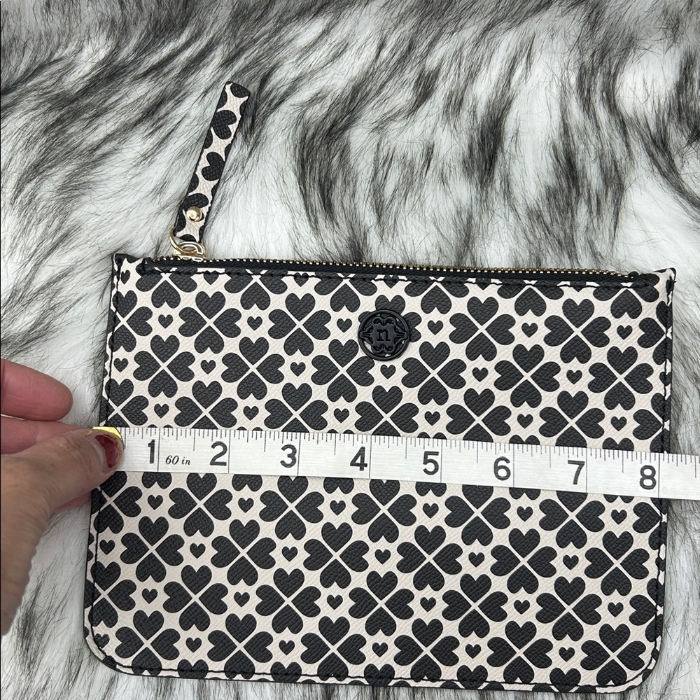 Nanette Lepore Black Tote with Geometric Pouch - Picture 12 of 16